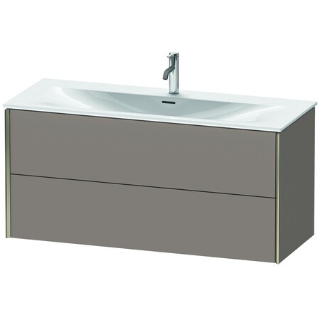 Duravit Xviu Wall-Mounted Vanity Unit Basalt Matt XV41360B143